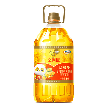 福临门食用油 金阙谣非转基因优谷多植物调和油 5L（plus专用）