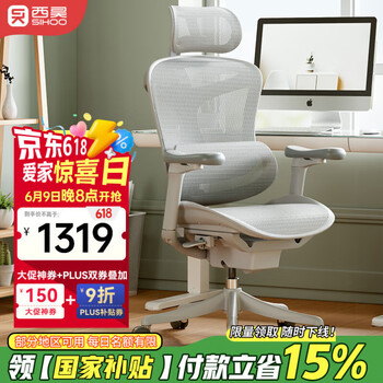 西昊 Doro C100 人体工学椅 云白