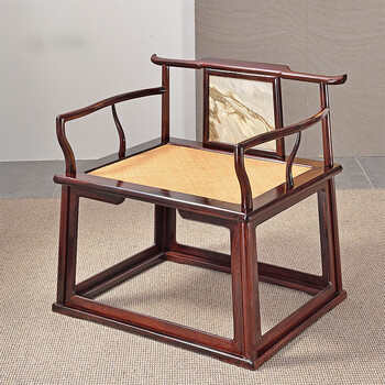 禅椅禅修椅打坐椅子木头实木椅子冥想椅苏作诚品明式家具刀状苏工苏式