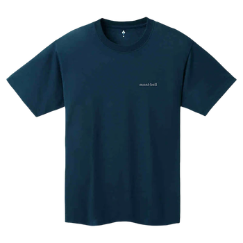 mont·bell纯色短袖男小logo经典款运动健身速干T恤日系简约1114686