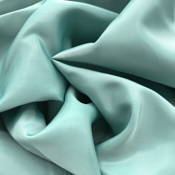 羽绒服面料童装布料成人儿童棉衣棉裤布料冬季75d仿记忆布料 蓝绿色