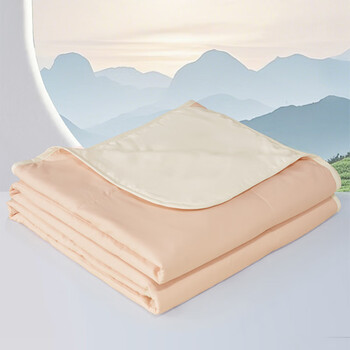 水星家纺出品百丽丝  抗菌十孔纤维夏被A类 茶茗抗菌十孔纤维夏被 150cm*210cm