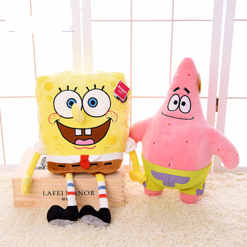 毛绒玩具正版海绵宝宝公仔毛绒玩具派大星玩偶布娃娃儿童生日礼物女