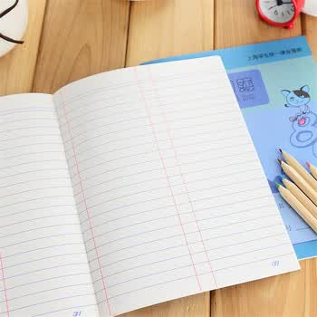 上海小学生统一作业本作文练习拼音田字格数学语文英语簿 k5-1数学