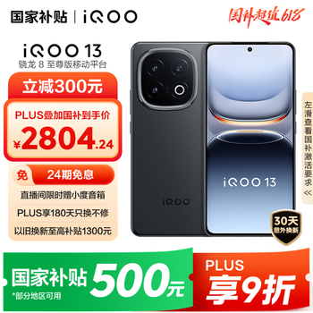 iQOO 13 12GB+256GB 5G手机 赛道版 骁龙8至尊版