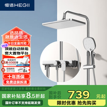 国家补贴：恒洁 HMF936-333 淋浴花洒套装