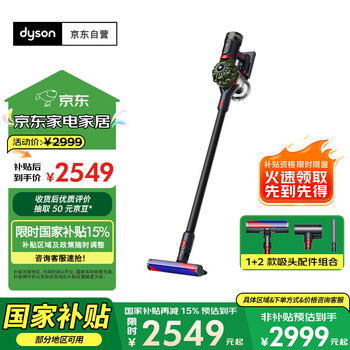 戴森(DYSON)V8 cyclone(DS20)无绳吸尘器 手持无线吸尘器 除螨 宠物 家庭适用