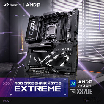 ROG CROSSHAIR X870E EXTREME主板 支持 CPU 9850X3D/9950X3D/9800X3D (AMD X870/socket AM5)