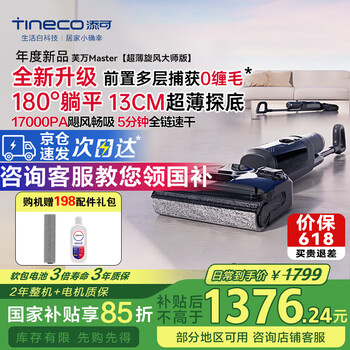 添可（TINECO）洗地机芙万Master/StretchPanda高温除菌速干180°平躺智能洗拖一体机自清洁双贴边人机工程助力版 【咨询享好礼】芙万Master