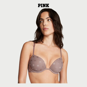 VICTORIA'S SECRET 经典舒适文胸胸罩女士内衣1 17N0咖啡棕-聚拢款 11236401 75B （34B）