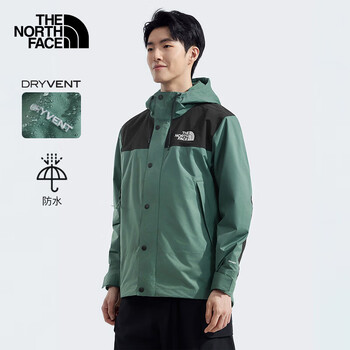 北面男硬壳冲锋衣外套户外防水8DGC 芦笙绿/LFW M