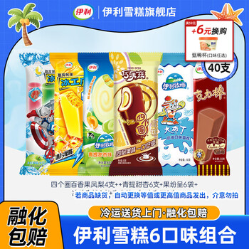 伊利 冰淇淋雪糕  共40支（2682g）