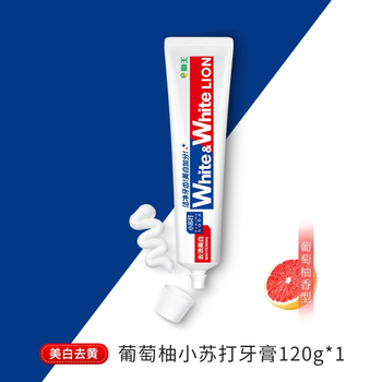 狮王 美白小苏打牙膏120g*1（买5件）
