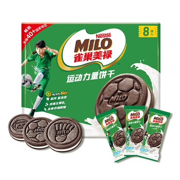徐福记 雀巢美禄运动力量夹心饼干72g*10盒