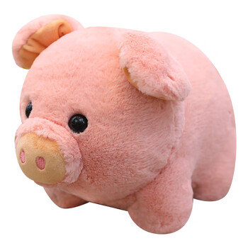 玩具 毛绒玩具 圆球胖胖猪公仔趴猪女生抱着睡觉的娃娃爱玩偶搞怪 土