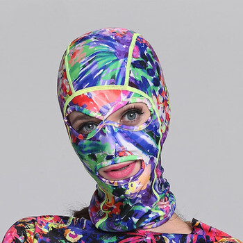 户外游泳防晒头罩 防晒游泳头套不勒头泳帽户外男女护脸漂流护脖面罩