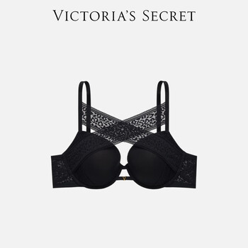 VICTORIA'S SECRET 经典时尚文胸胸罩女士内衣1 54A2黑色-薄款 11256129 70C （32C）