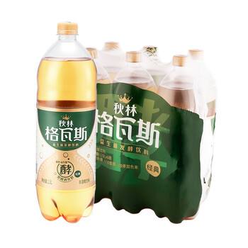 PLUS会员：秋林·格瓦斯 面包发酵饮料 1.5L*6瓶