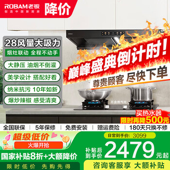 老板 双子星系列 CXW-260-66X1-E1 欧式吸油烟机