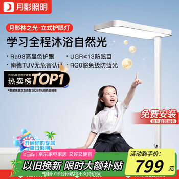 月影家居 月影林之光护眼大路灯全光谱儿童学习台灯桌面钢琴立式落地灯