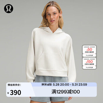 lululemon丨Softstreme™ 女士连帽衫 LW3HMVS 骨白 XS /4