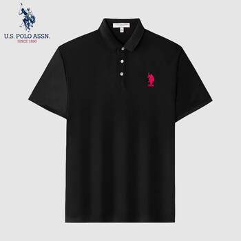 U.S. POLO ASSN. 美国马球协会 破价！纯色透气polo衫 多款可选