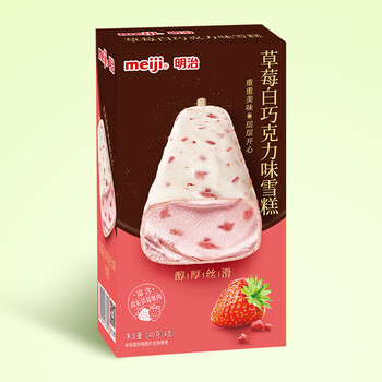 meiji 明治 草莓白巧克力味雪糕 35g*4支