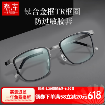 万新 winsee 哈气防伪标1.60多屏防蓝光片+设计师款全框近视镜框（附赠原厂镜片包装）