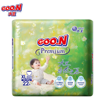 大王（GOO.N）自在之息拉拉裤XL22片(12-17kg) 瞬吸芯体 轻薄干爽
