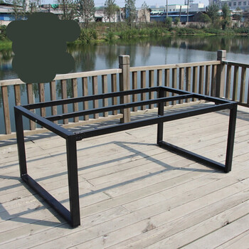 会议桌大工作台支撑脚架办公桌桌腿支架餐桌铁架书桌架桌脚铁架子