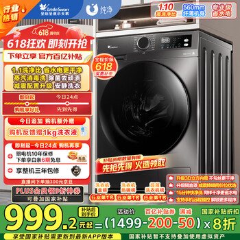 小天鹅 TG100APUREPRO 变频波轮洗衣机 10kg