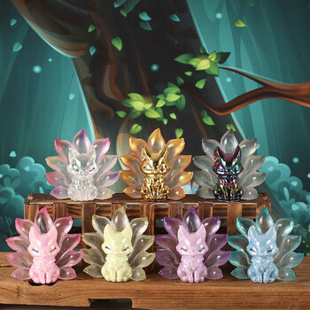 盲盒玩具礼物公仔女孩儿童隐藏款摆件手办情人节生日礼品 昆仑九尾狐