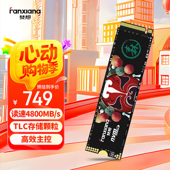 梵想(FANXIANG)2TB SSD固态硬盘 M.2接口NVMe协议PCIe 4.0 x4 一体机台式机笔记本电脑AI PC存储配件S690