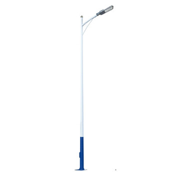 亮普洛 led路灯 市电220V 6米路灯杆户外灯新农村小区防水高杆灯道路灯 市电6米A字臂灯杆配120W金豆灯头