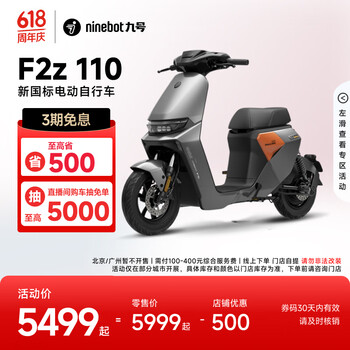 九号 远行者 F2z 110 MAX 电动自行车 TDT135Z
