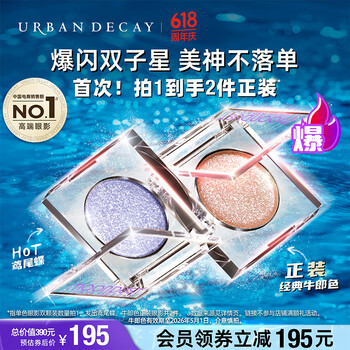 Urban Decay衰败城市ud牛郎眼影+鸢尾蝶套组生日礼物送女友