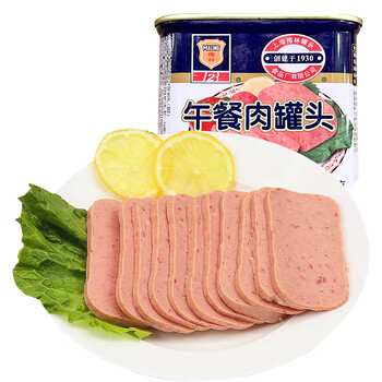 梅林午餐肉 方便食品 火锅麻辣烫 340g 梅林午餐肉340g