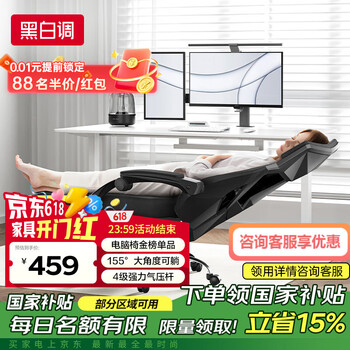 黑白调 HDNY132 人体工学电脑椅