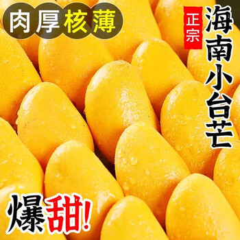 集年鲜 广西大青芒果当季热带甜心多汁芒果 新鲜水果生鲜整箱 净重9斤（单果300g起）