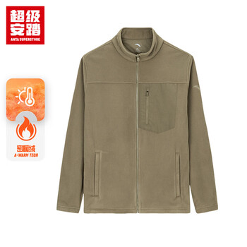 超级安踏 ANTA SUPERSTORE 密暖绒男款运动外套152447757U