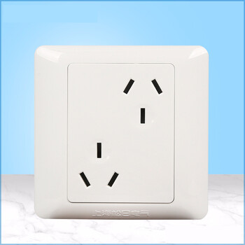 六孔插座86型墙壁插座6孔六孔三三眼电器插头开关插座#02【图片 价格 