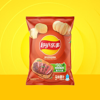 乐事(Lay's) 经典/大波浪/奇多系薯片 玉米棒40g/50g 单袋装办公室休闲零食 德克萨斯烧烤味40