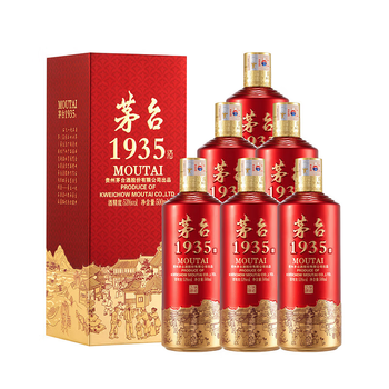 茅台 1935 酱香型白酒 53度 500ml*6 整箱装