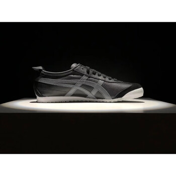 鬼琢虎 艾斯克斯女鞋经典运动休闲鞋板鞋m 黑白 36