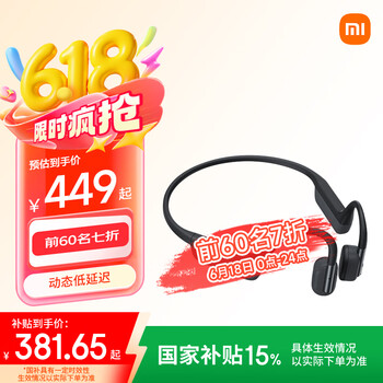 小米 Xiaomi GCDEJ01LS 骨传导耳机 星空灰