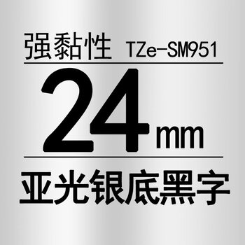 tz-251 tze-251 pt-2730 pt-700 pt-760 tze-sm951 强粘性亚光银底黑