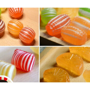 东北老式水果糖硬糖怀旧零食散装传统 糖圆球糖桔子瓣糖 500g 独立