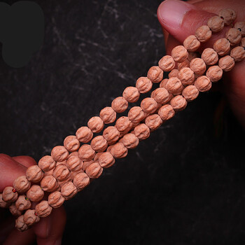 娜迦女王(naga   queen)西藏热振寺百香籽手串原籽108颗 天然深坑鬼脸