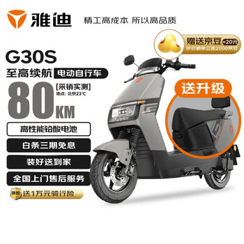 雅迪 G30S 电动自行车 TDR3178Z