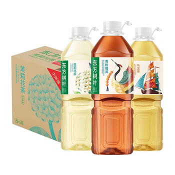 农夫山泉 NONGFU SPRING 东方树叶1.5L无糖茶饮料茉莉花乌龙茶饮料大瓶分享装 乌龙茶1.5L*1瓶